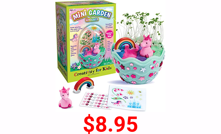 Creativity for Kids Mini Magical Unicorn Garden - Unicorn Gardening Crafts for Kids