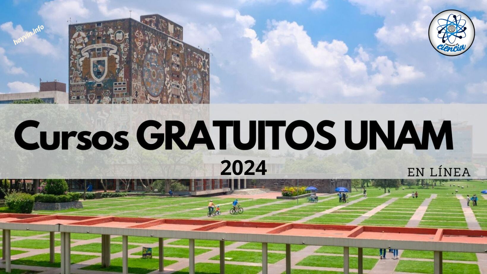 Az UNAM új INGYENES virtuális kurzusok különböző tudományágakban 2024-ES CERTIFICATION-val