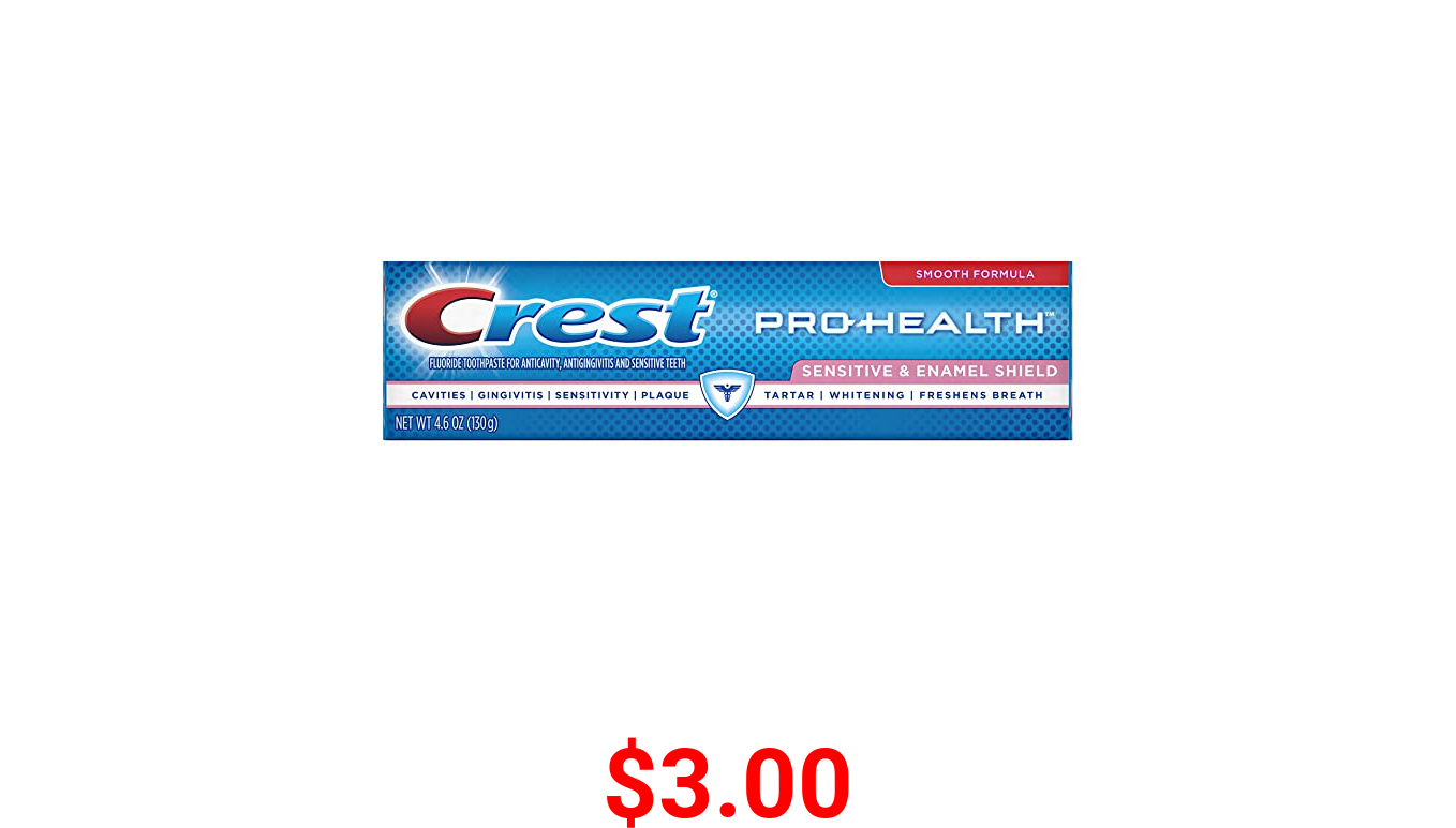 Crest Pro-Health Sensitive & Enamel Shield Toothpaste, 4.6 oz