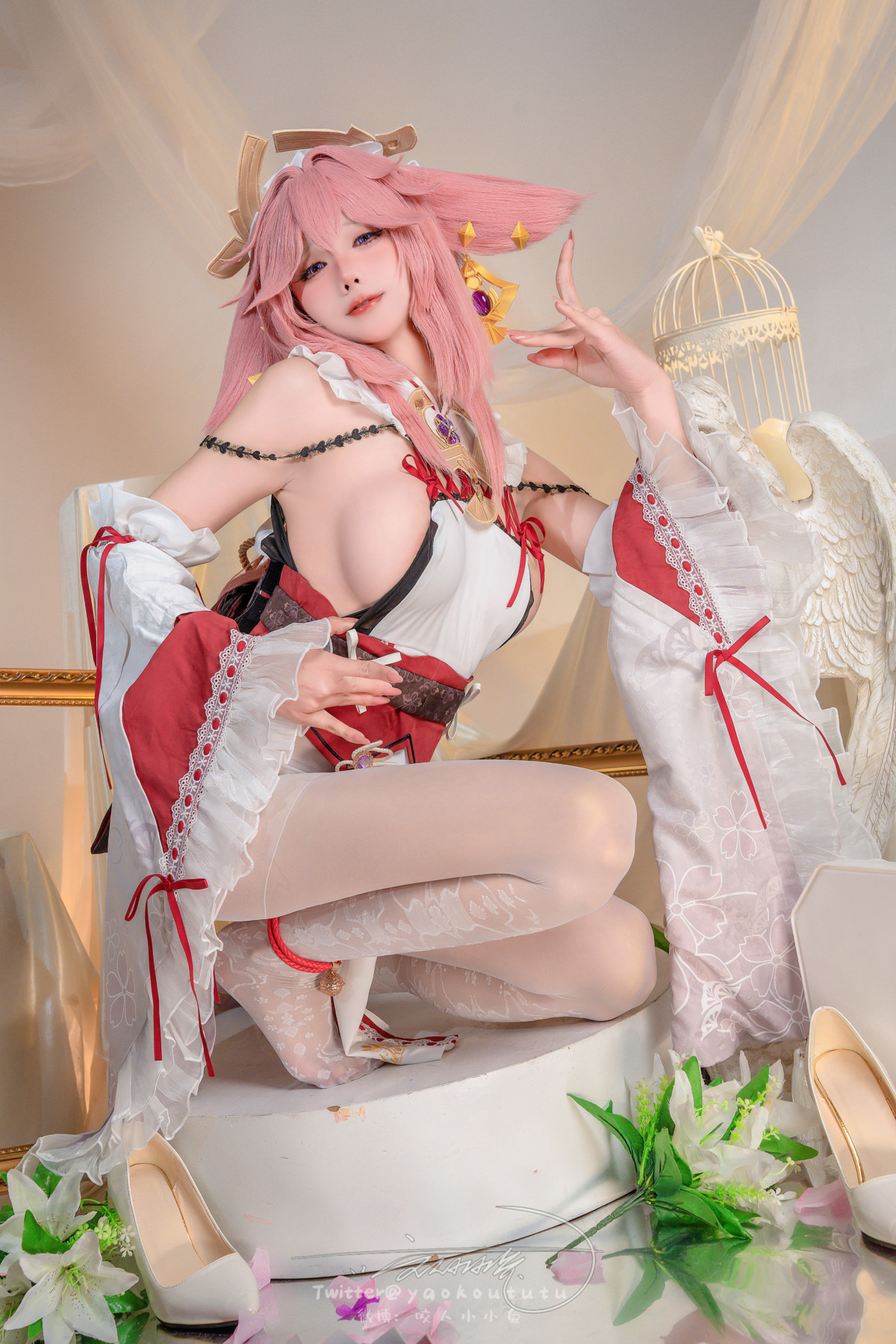 Cosplay 黏黏团子兔 春江水暖 神子贺岁 Set.01 35
