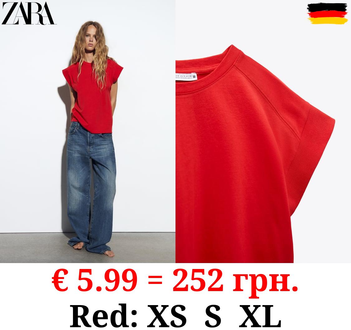 RIBBED COTTON T-SHIRT