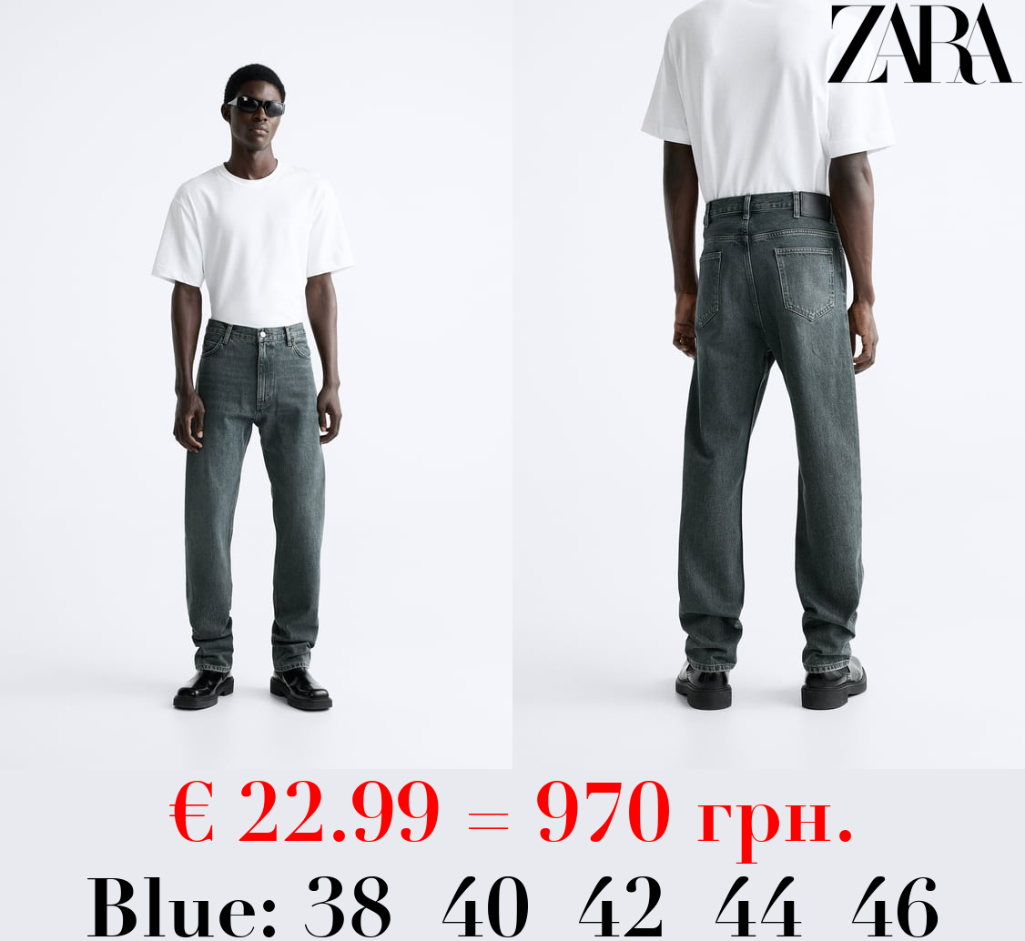 HIGH-WAIST STRAIGHT JEANS