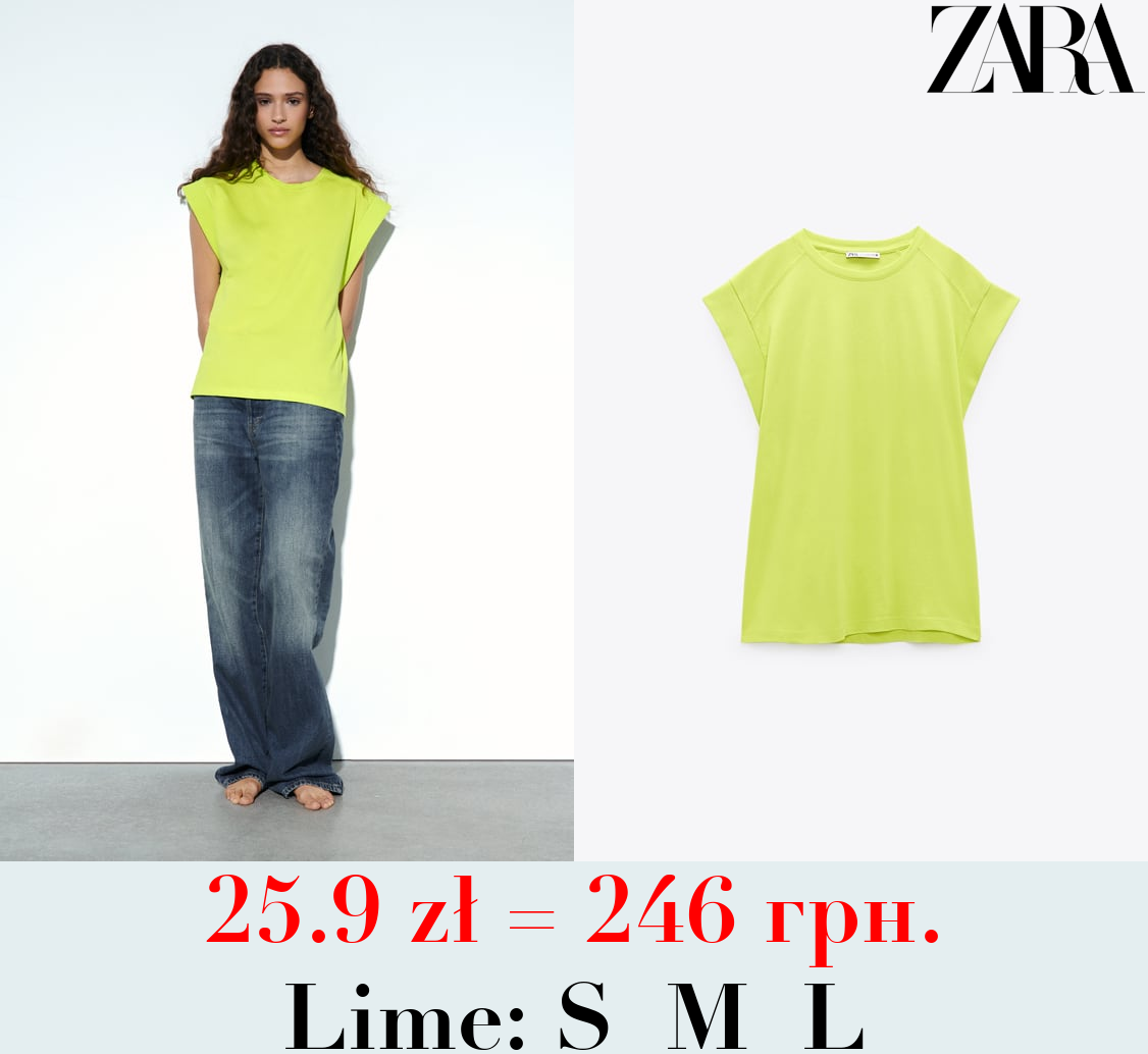 RIBBED COTTON T-SHIRT