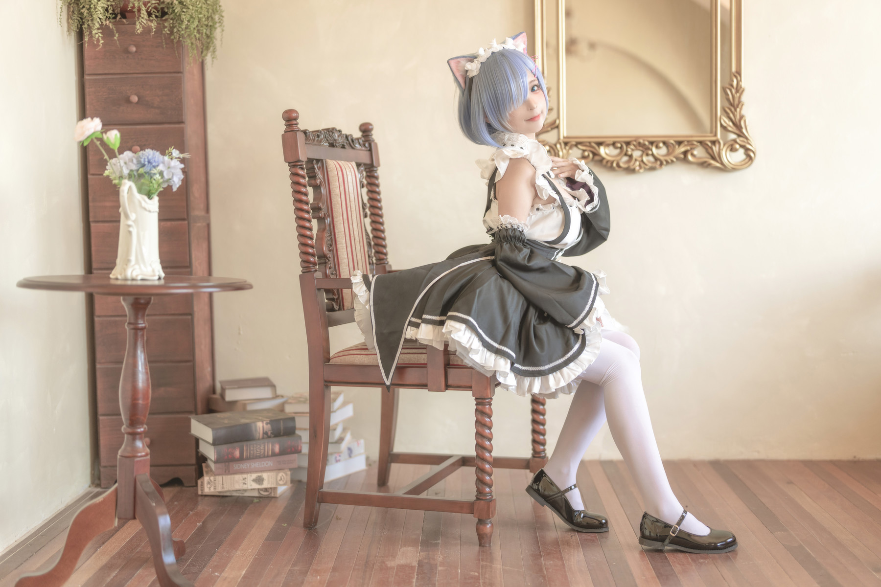 蠢沫沫 Cosplay 雷姆 13