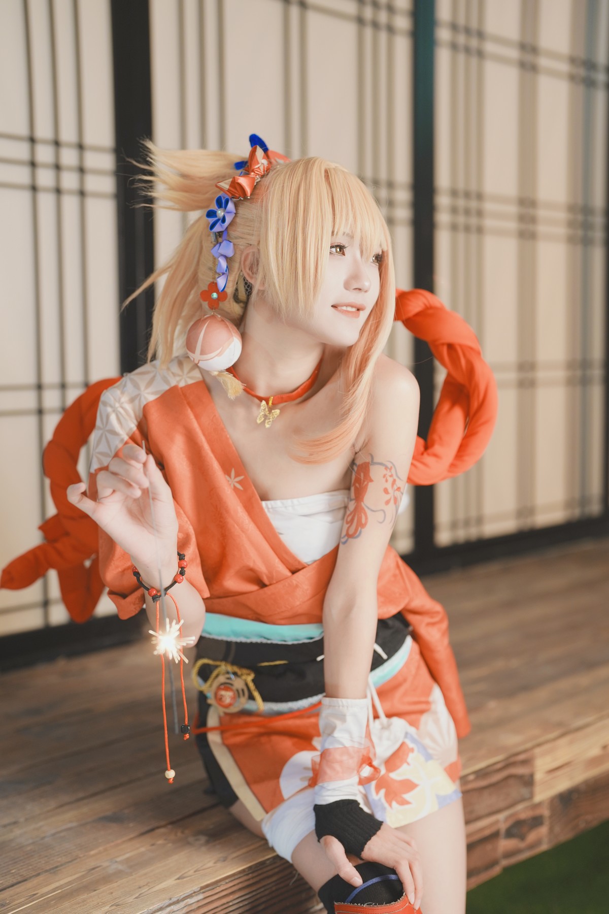 Cosplay 兔子Zzz不吃胡萝卜 我就说我就是宵宫 13