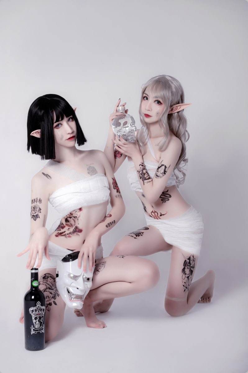 [Cos]阮邑Fairy - 绑带和武士[41P] 2