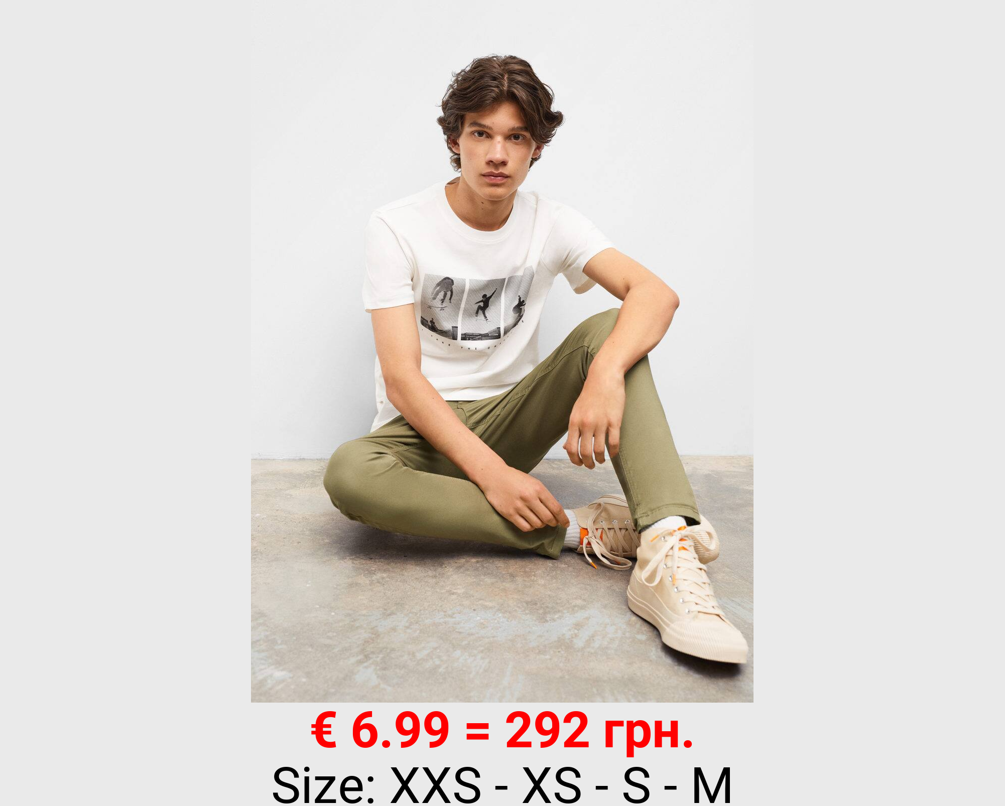 Pantalón chino algodón 