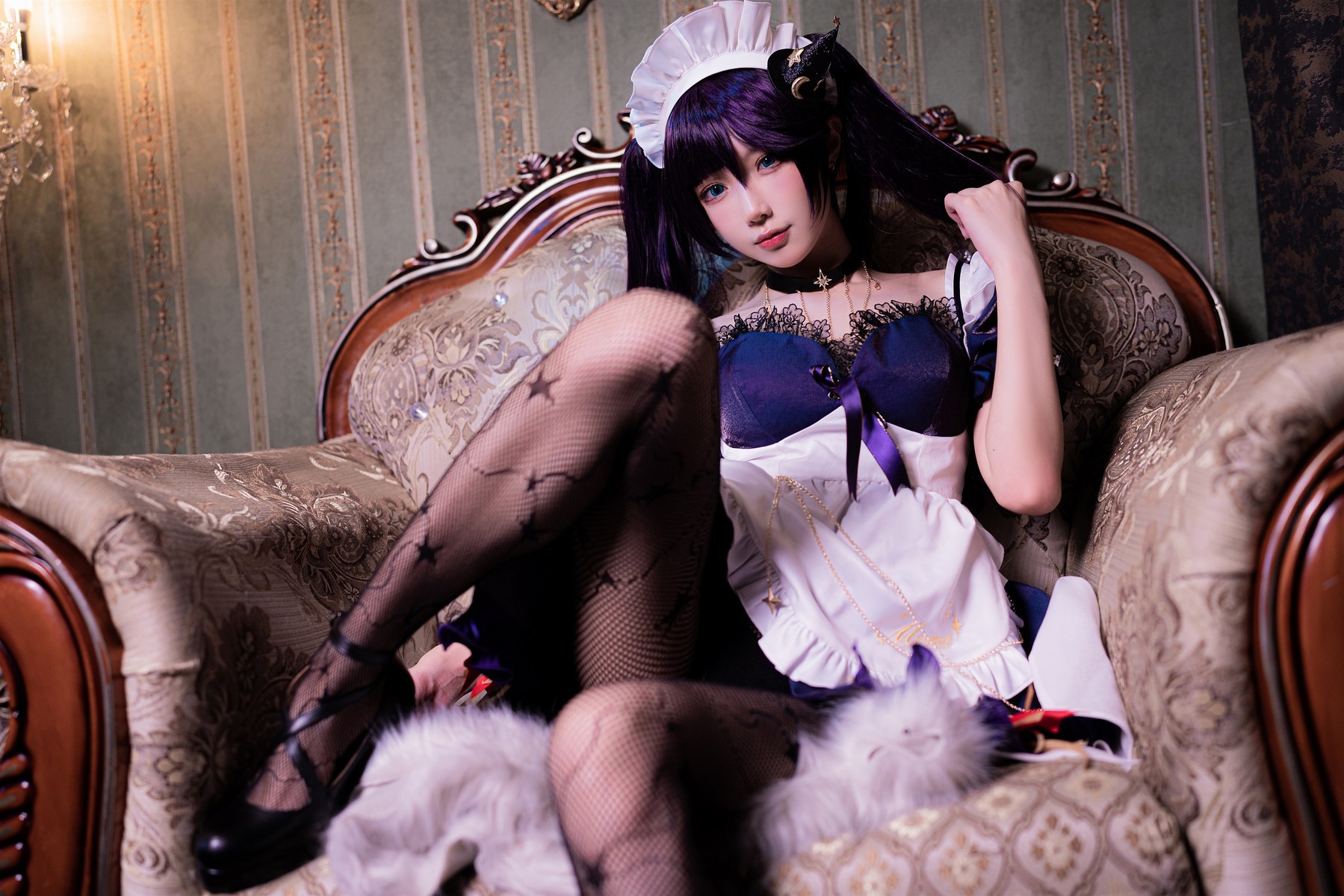 阿包也是兔娘 Cosplay 莫娜女仆 4
