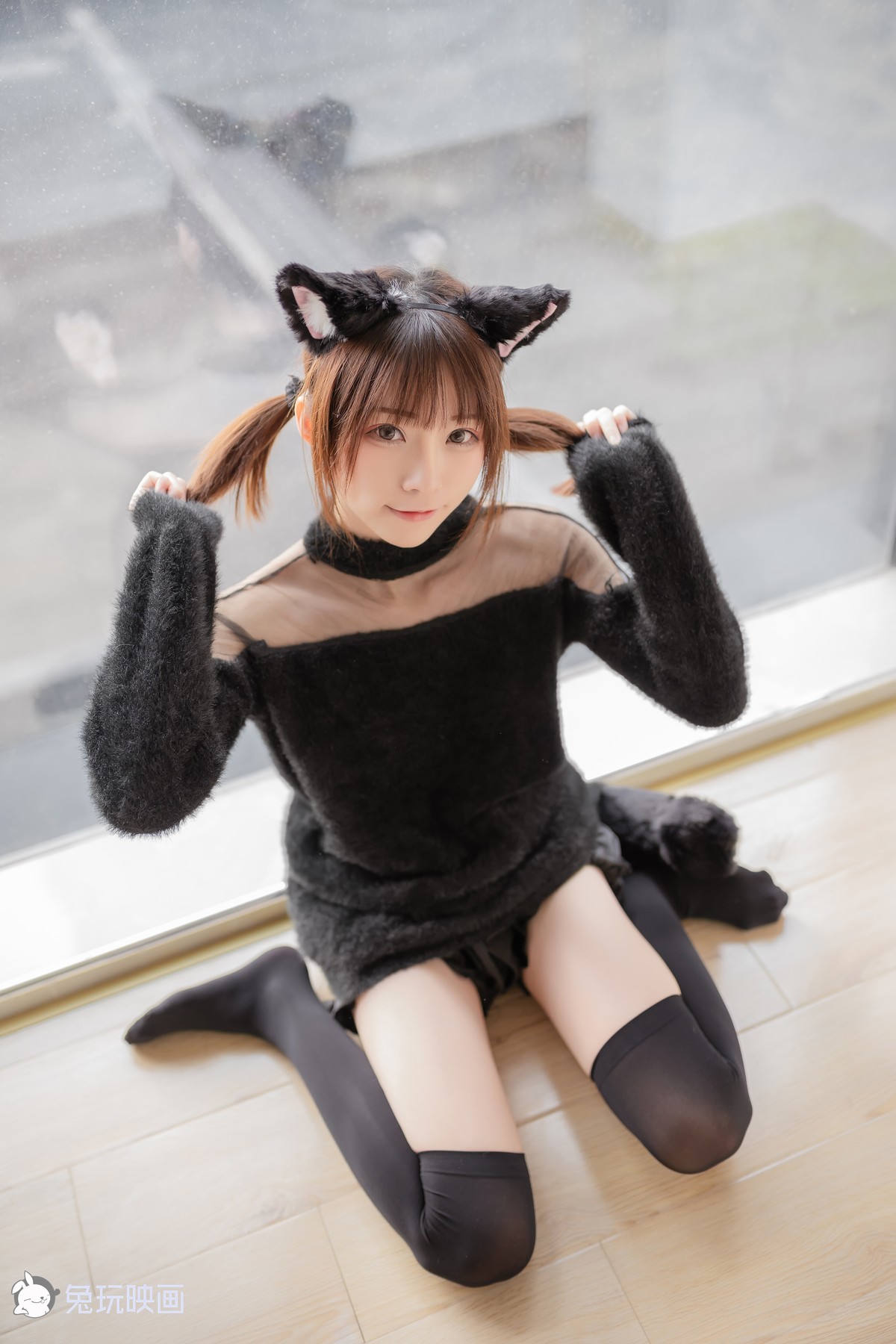 Cosplay 兔玩映画 黑喵 33