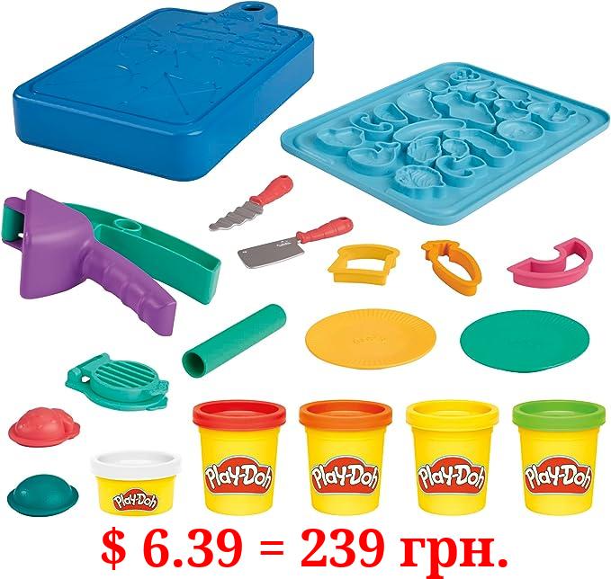 Play-Doh Little Chef Starter Set, 14 Play Kitchen Accessories, Kids Toys for 3 Year Olds and Up, Preschool Crafts