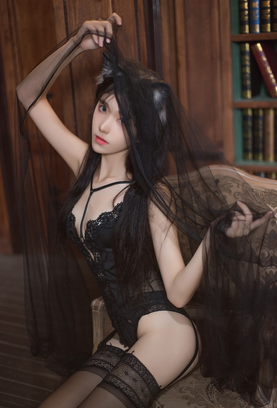 [南桃Momoko] 黑内衣 8