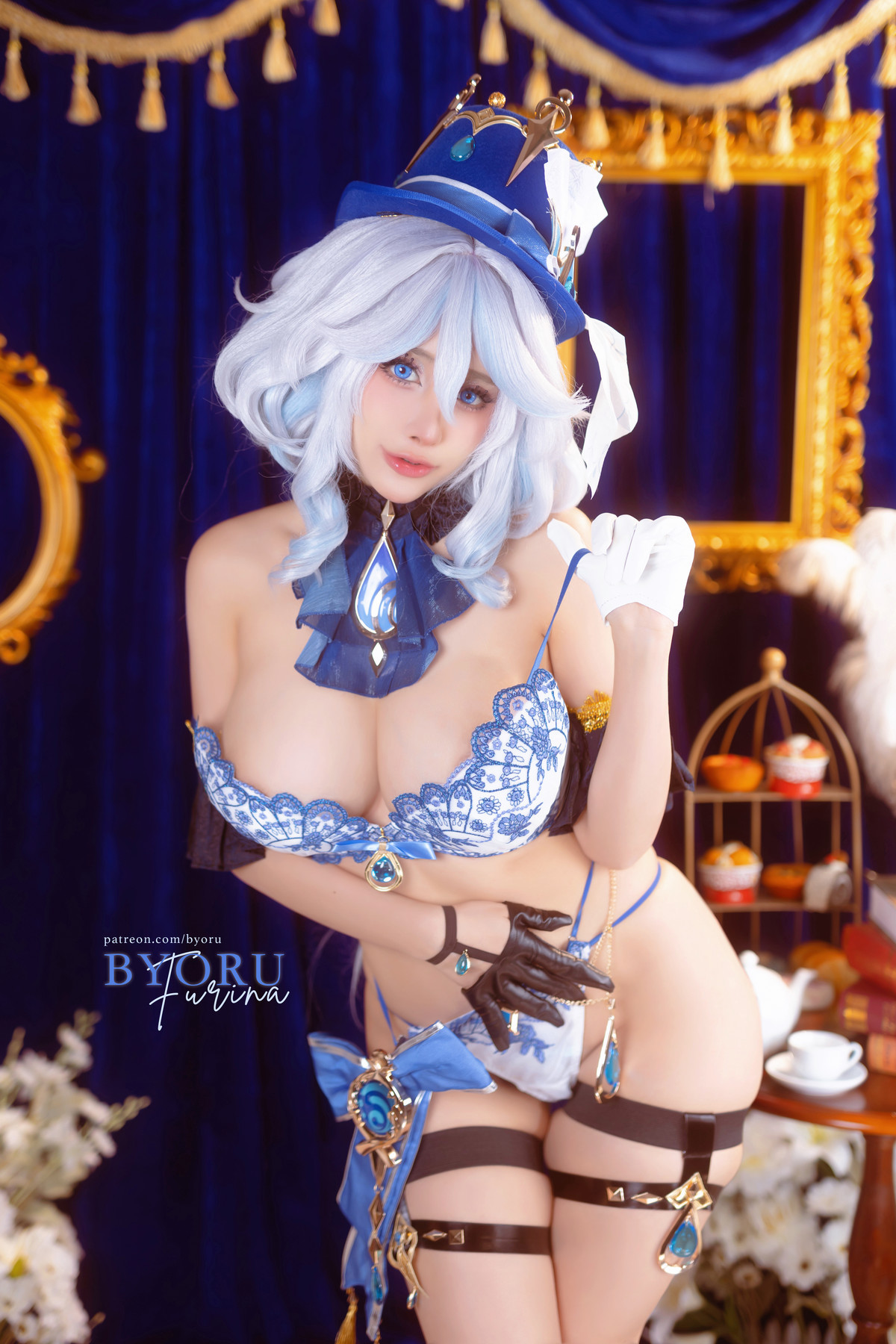 Cosplay 日本性感萝莉Byoru Furina & Honkai Star Rail 8