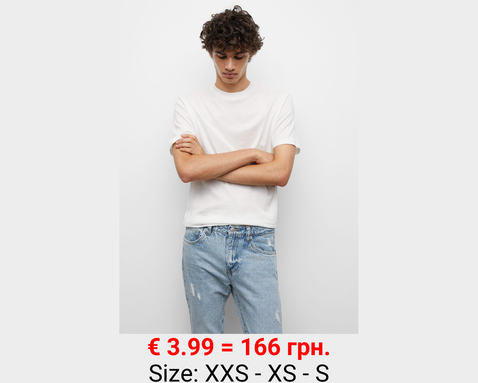 Jeans rectos tobilleros