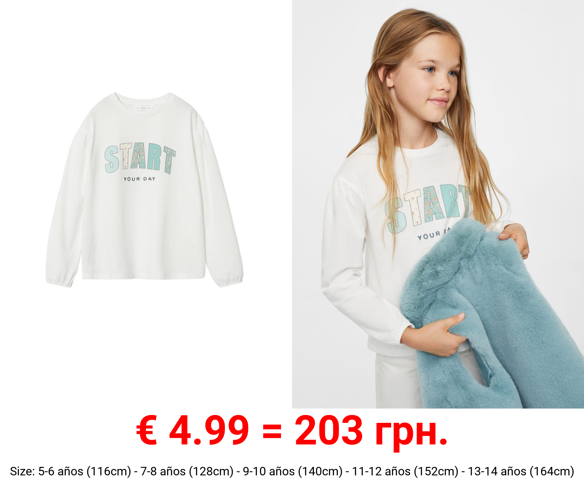 camiseta manga larga mensaje