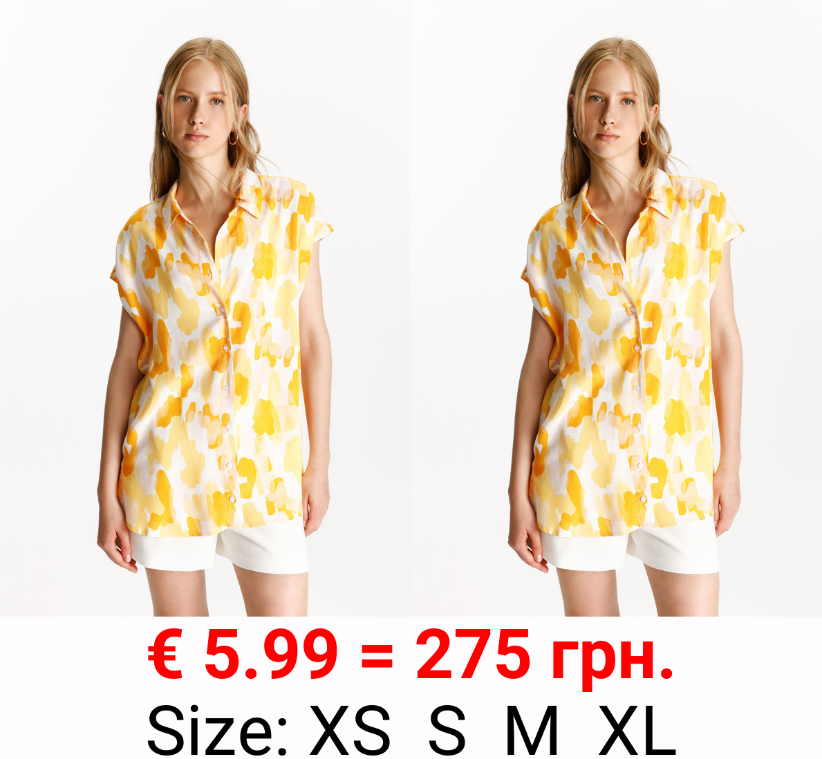 Flowing sleeveless shirt