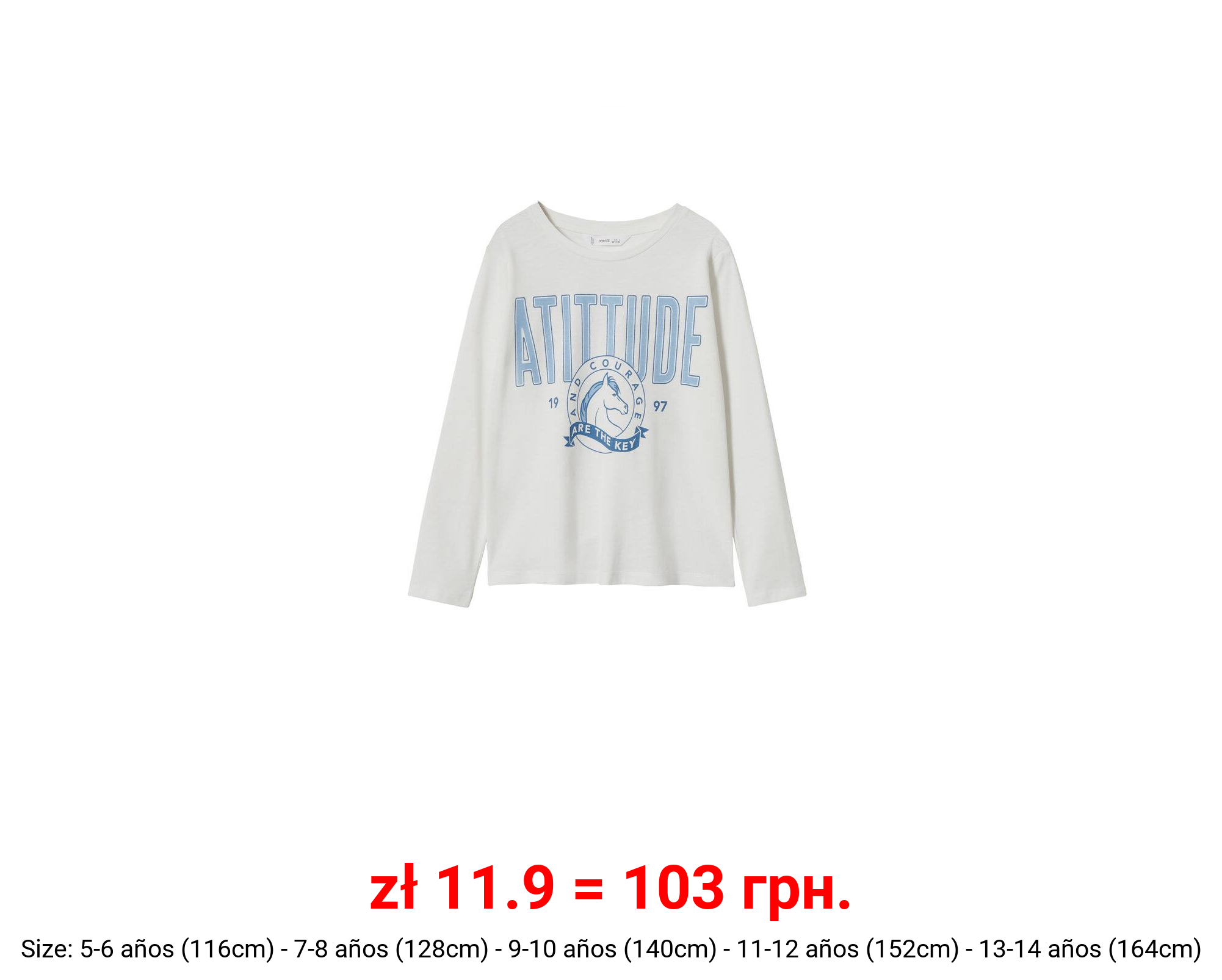 Camiseta manga larga mensaje