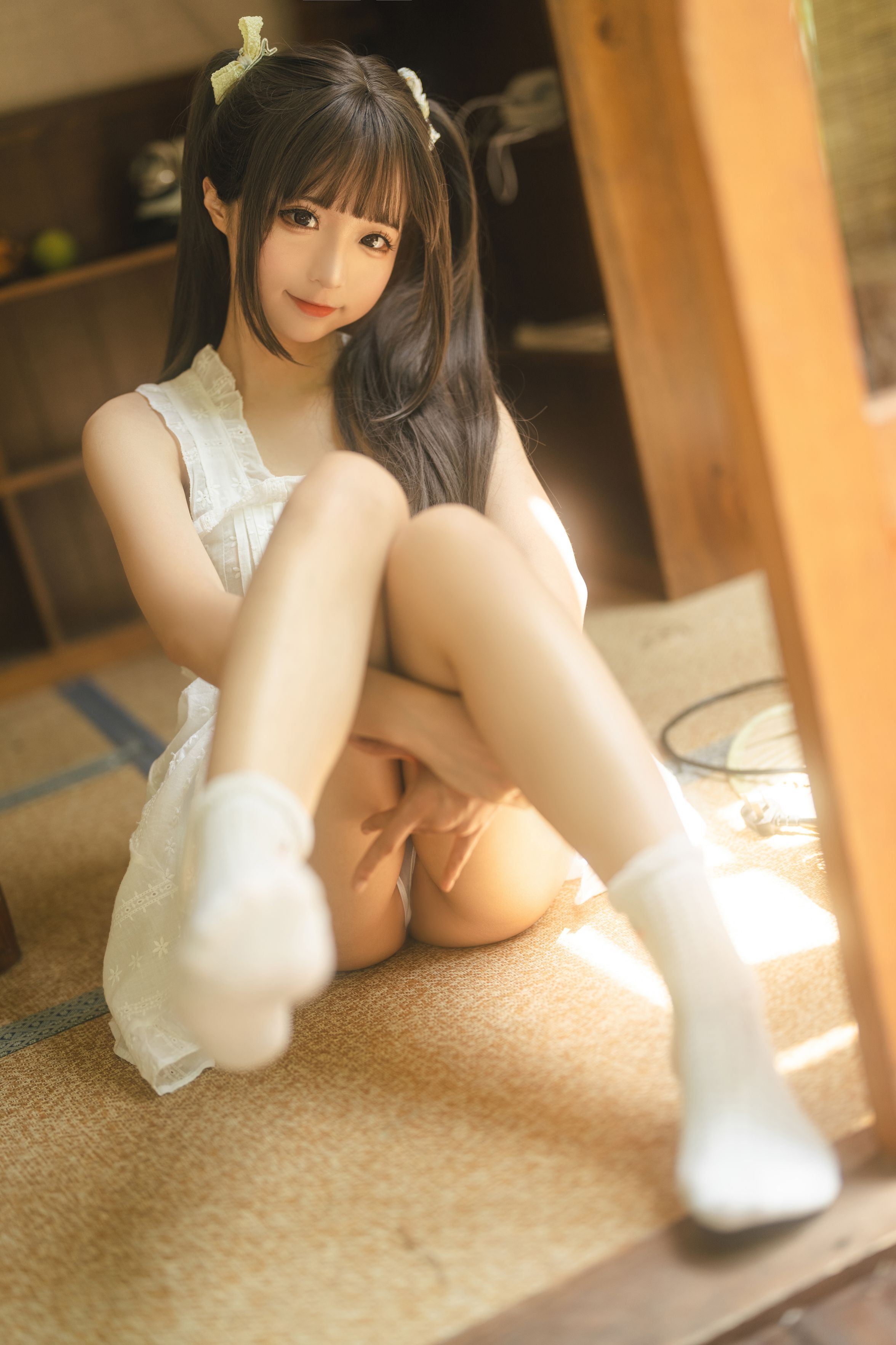 蠢沫沫 - 白吊带 绅士版 115P 11