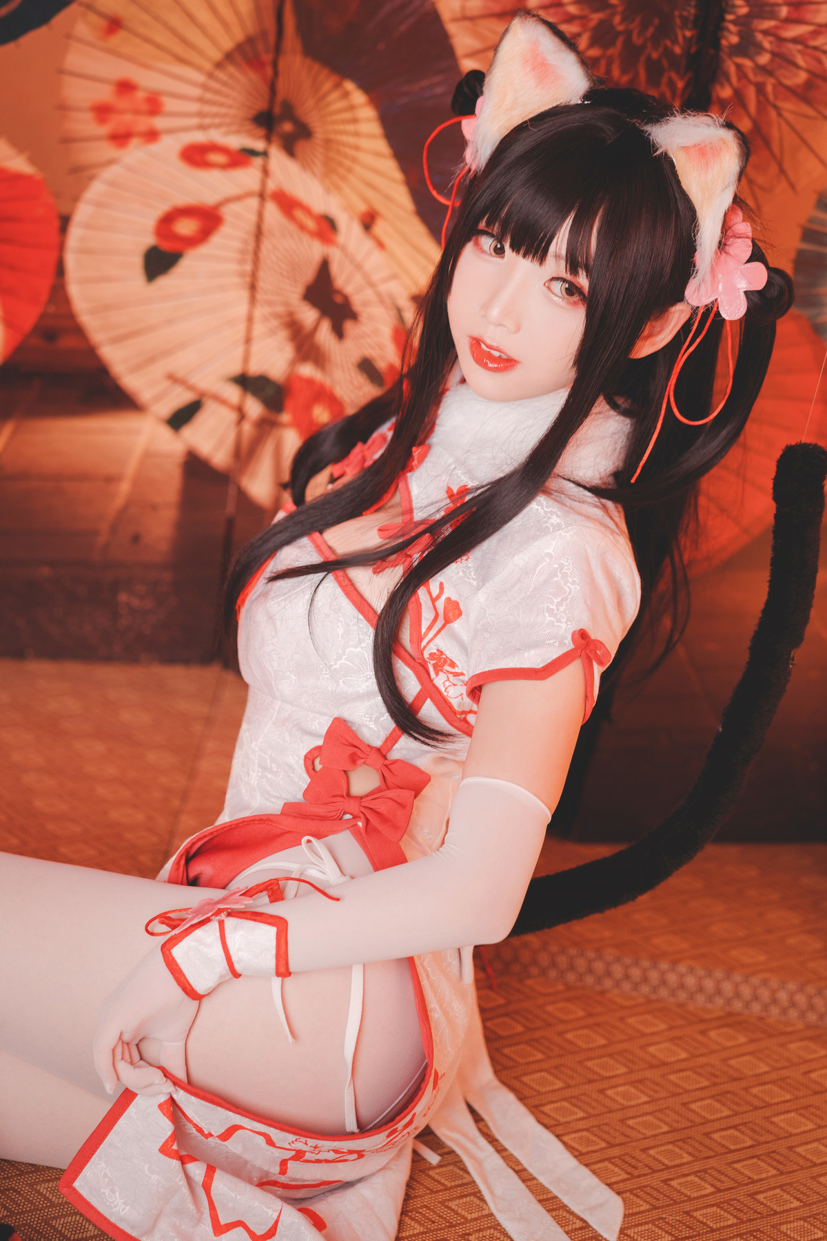 Cosplay 面饼仙儿 夕暮 斯卡哈女仆 12