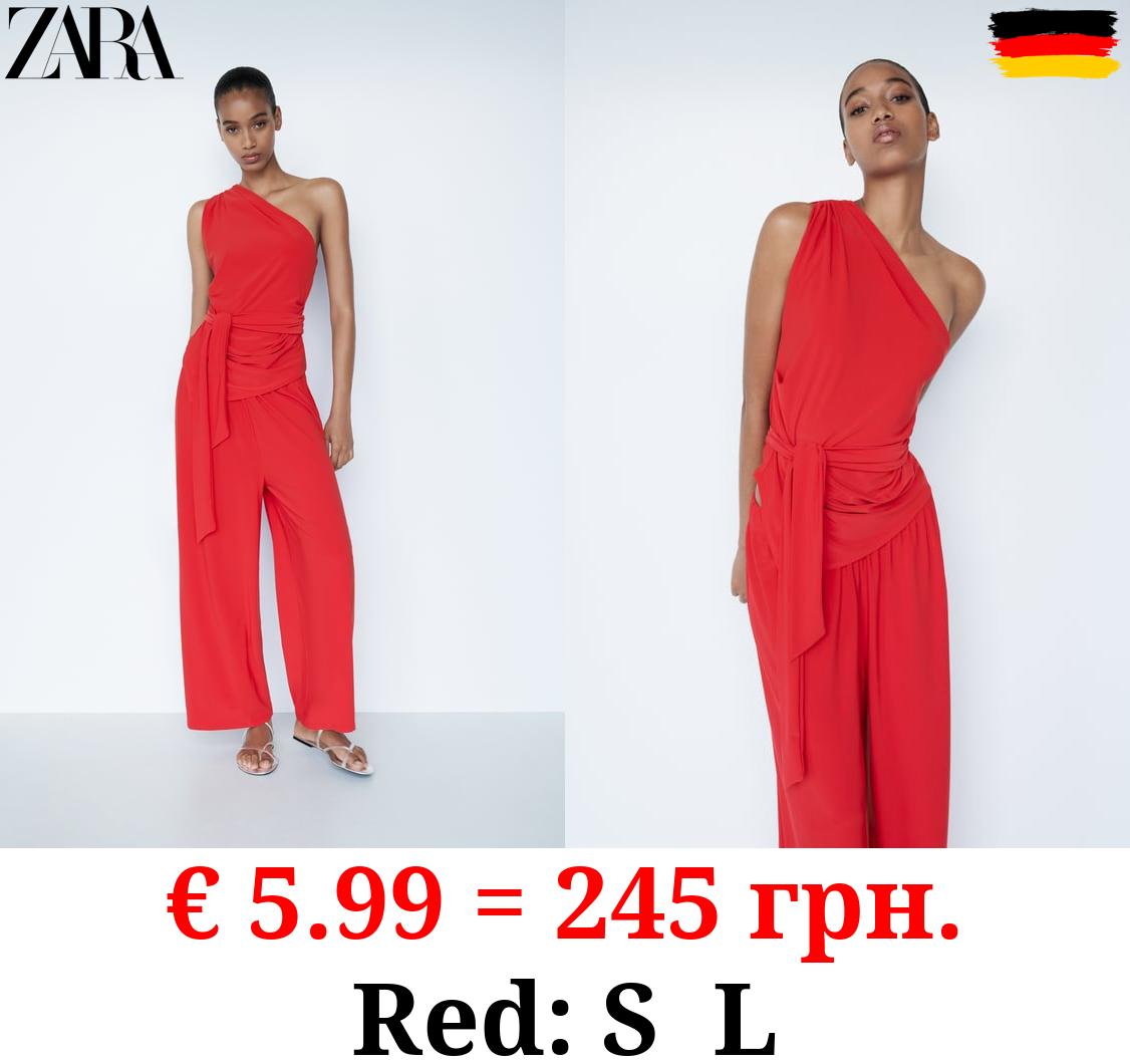 CROPPED STRIPED FLOWING TROUSERS