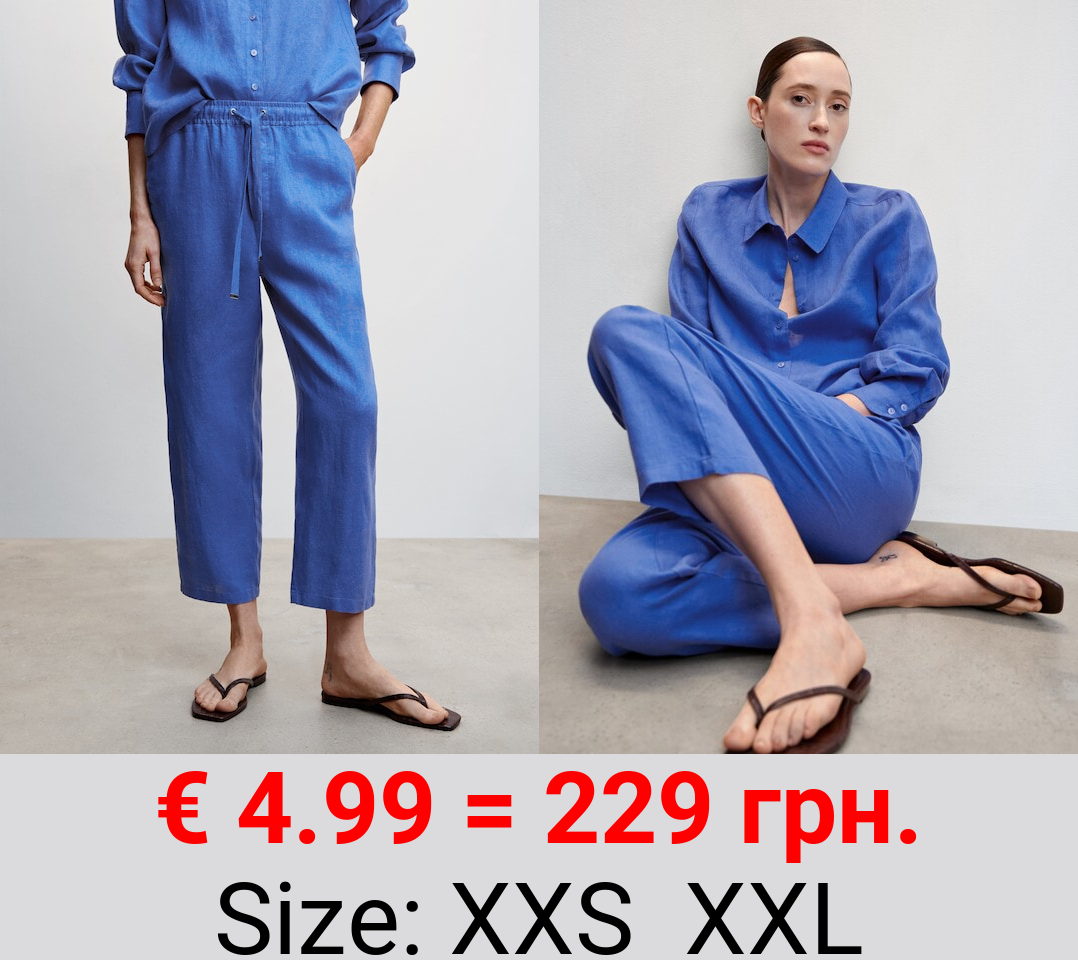 Pantalón 100% lino