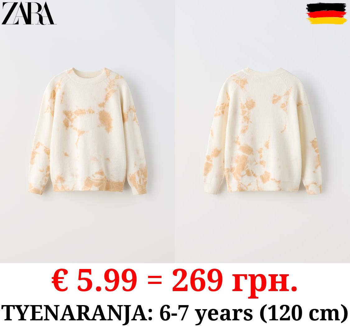 KNIT TIE-DYE SWEATER