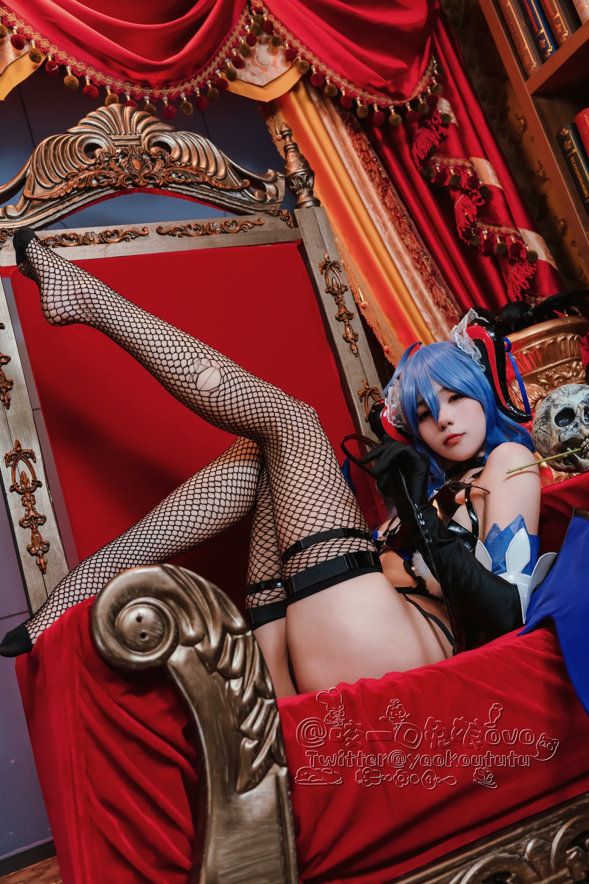 Cosplay 黏黏团子兔 甘雨魅魔 32
