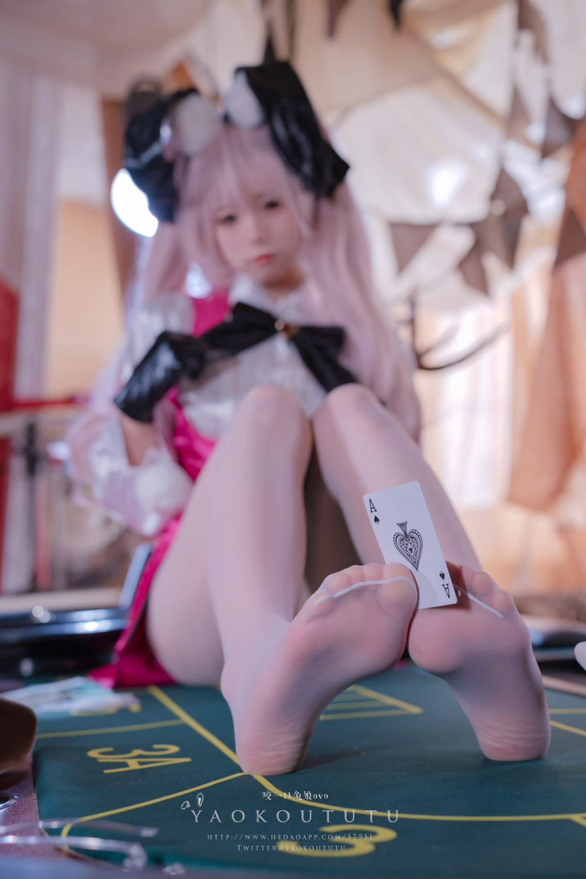 Cosplay 黏黏团子兔 六月订阅『高扬斯卡娅兔女郎』小剧场 18
