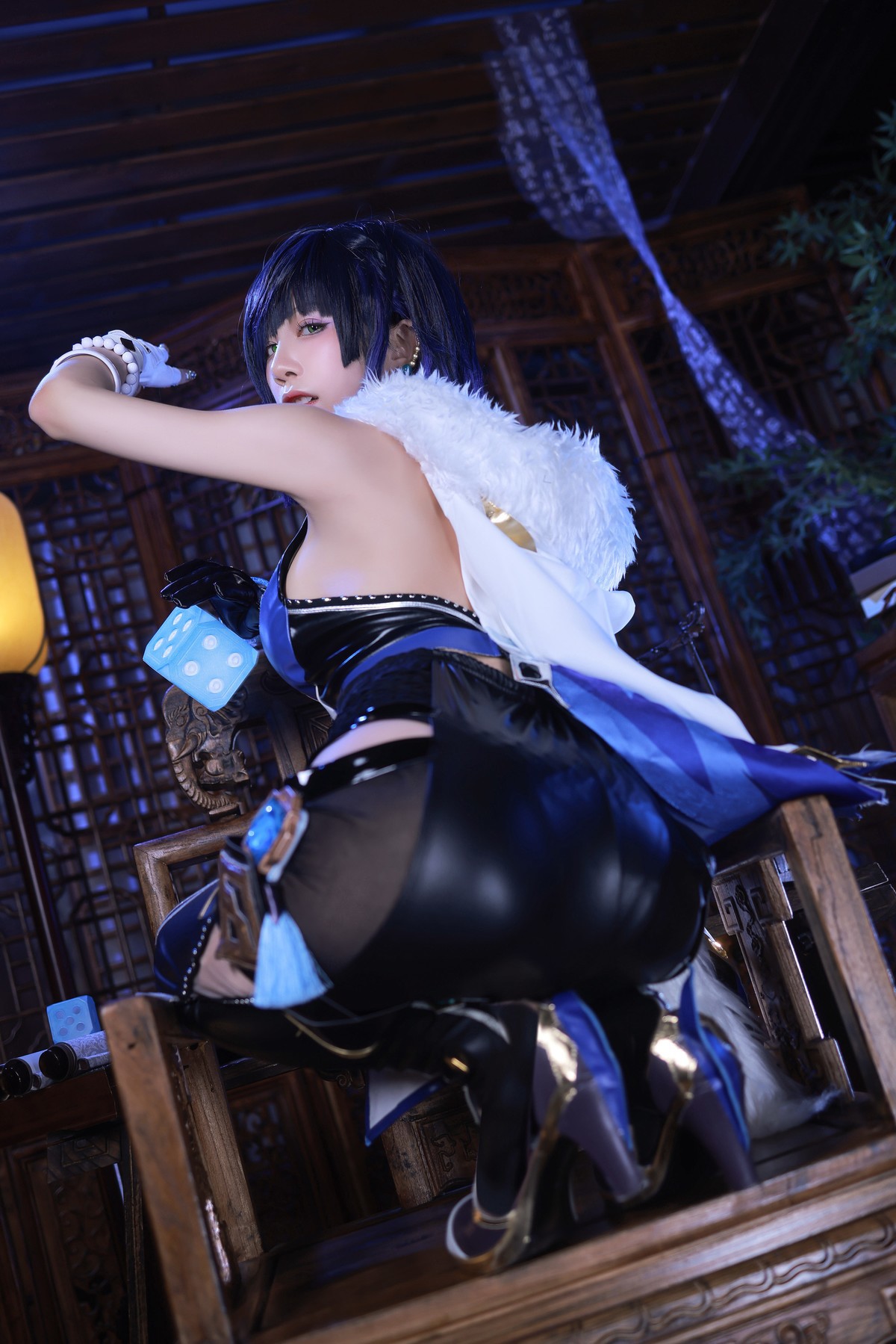 水淼aqua Cosplay 夜兰 Yelan 16