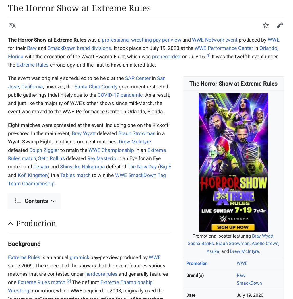 Wwe Extreme Rules Ppv Web Telegraph
