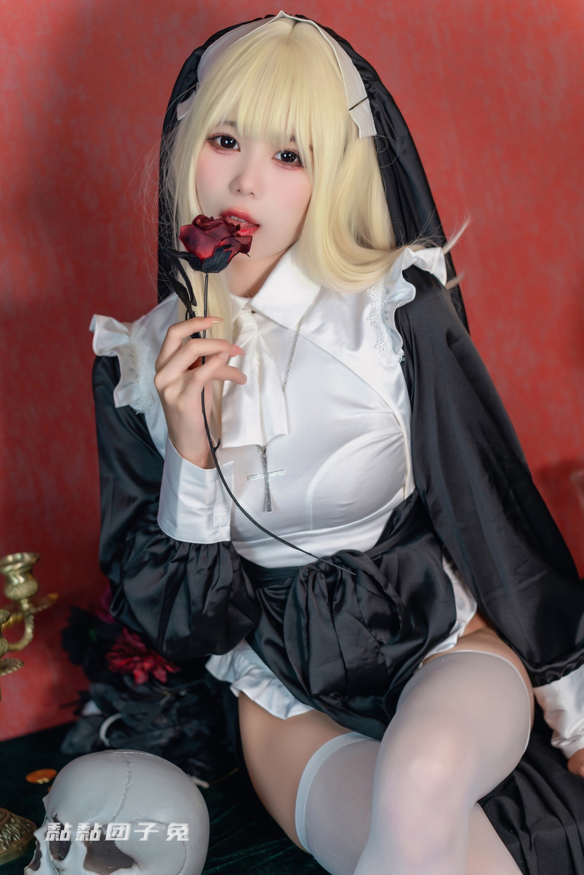 Cosplay 黏黏团子兔 Nun 修女 15