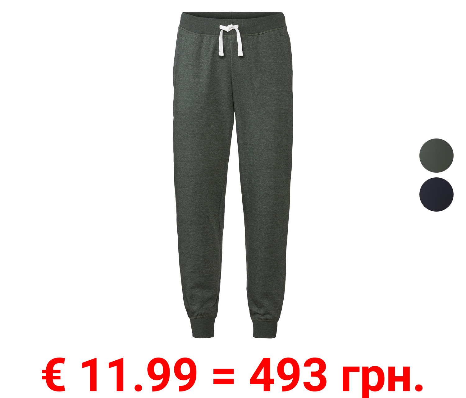 LIVERGY® Herren Sweathose mit Bündchen