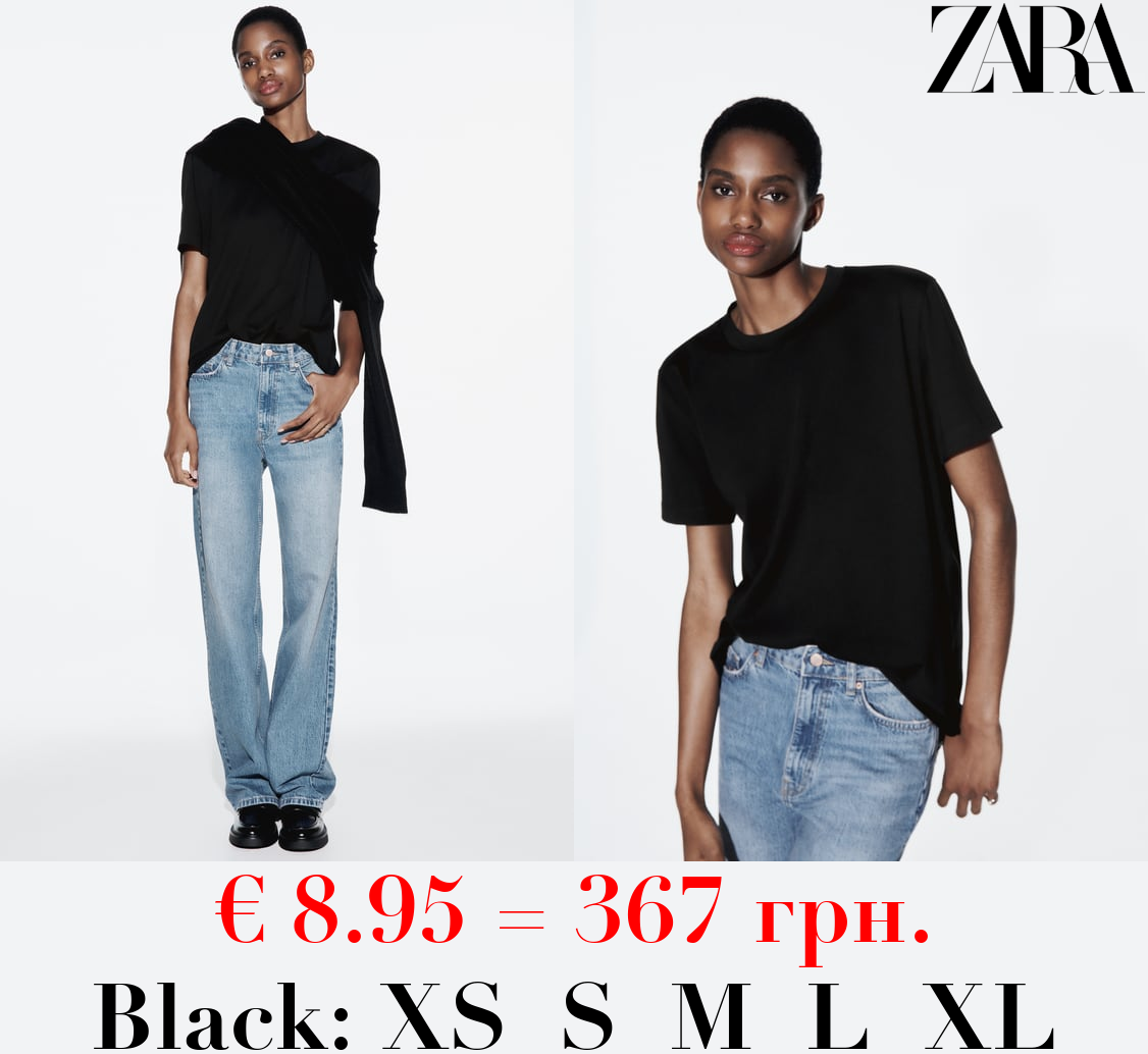 COTTON T-SHIRT WITH ENZYME FINISH