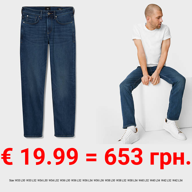 Straight Jeans - Thermojeans - recycelt