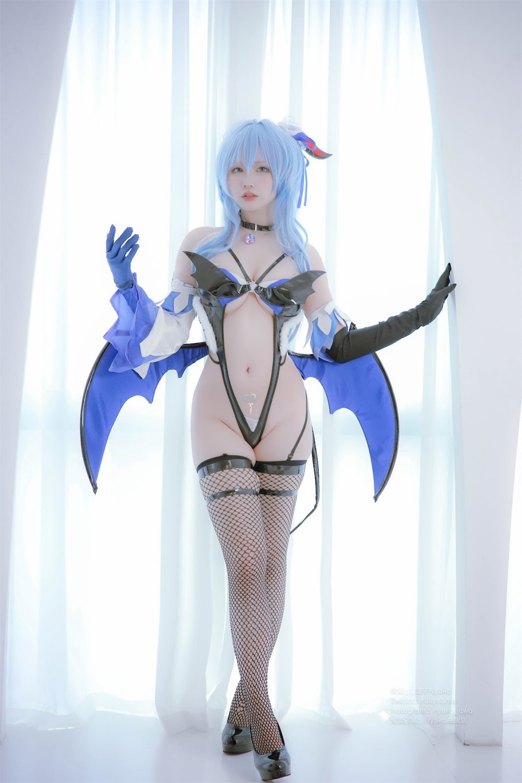 Cosplay Nyako喵子 原神 甘雨魅魔 9