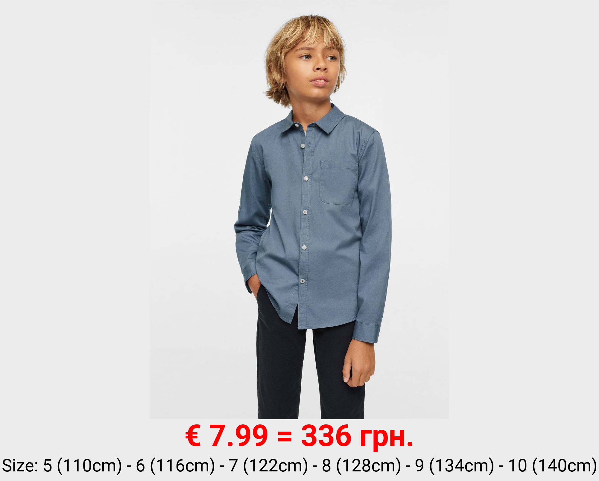 Camisa básica algodón