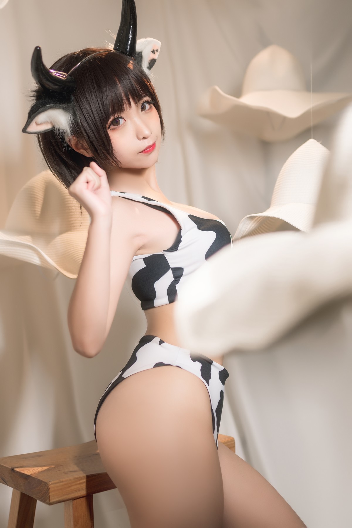 Cosplay 蠢沫沫 Chunmomo 花花牛 16