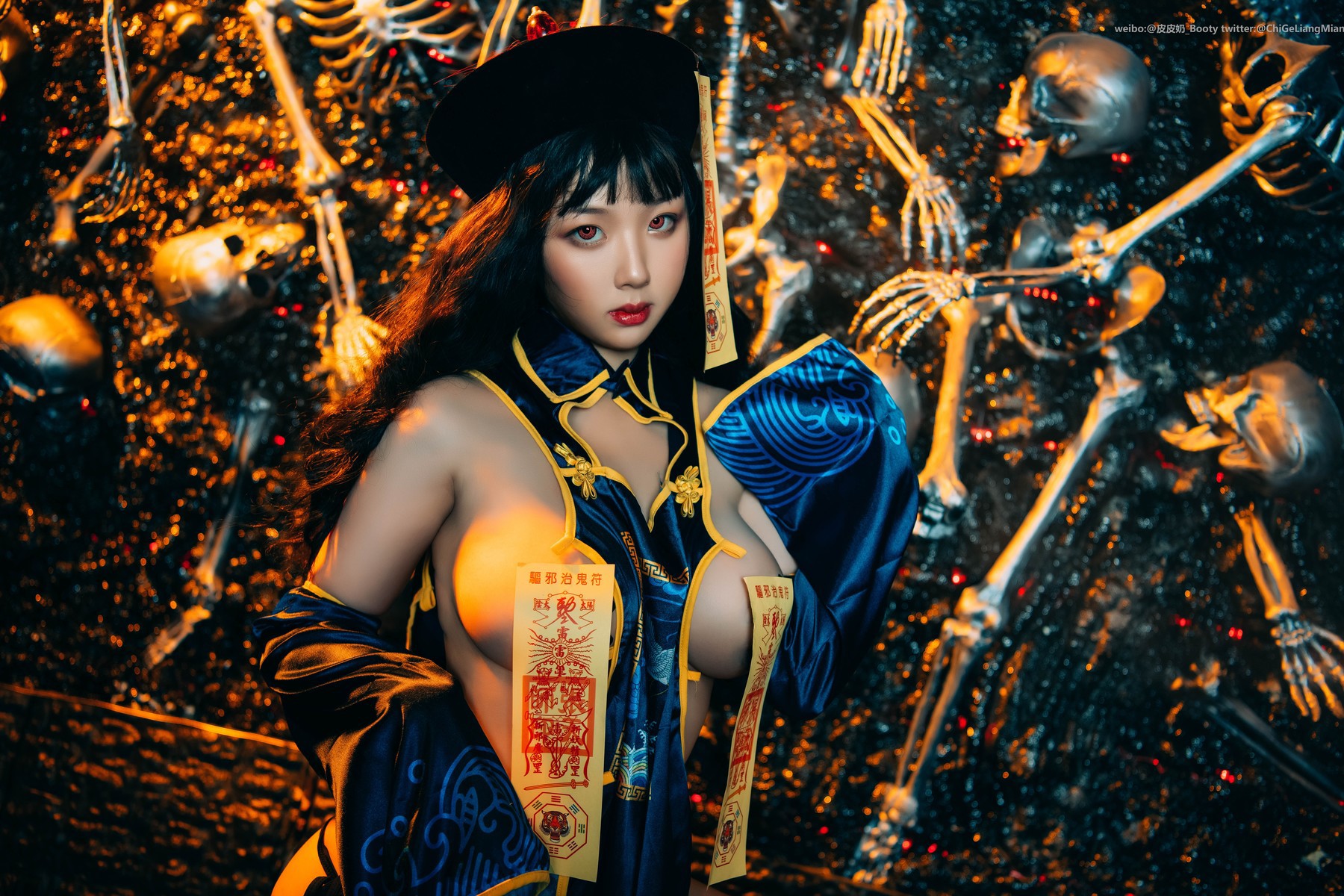 Cosplay 皮皮奶可可爱了啦 僵尸少女 41