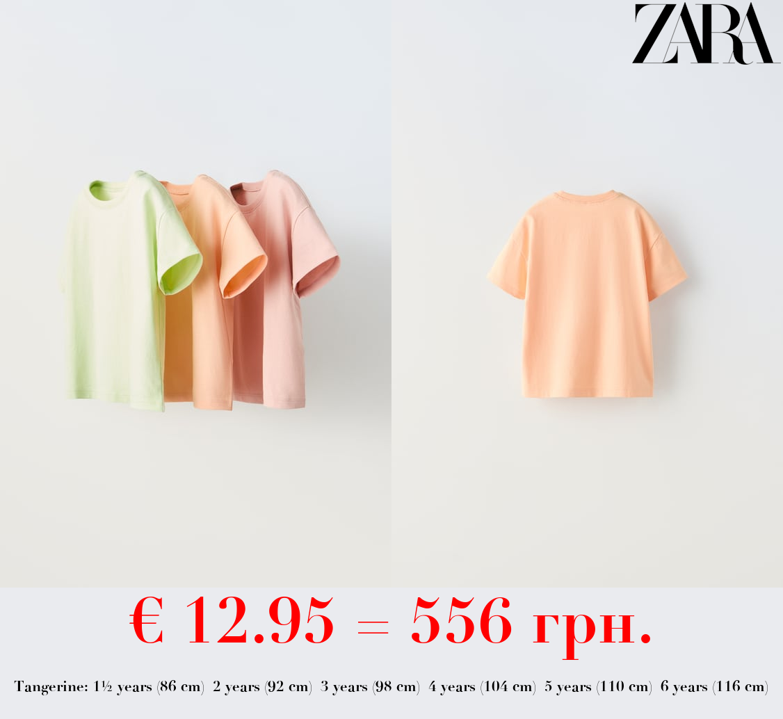 3-PACK OF PLAIN T-SHIRTS