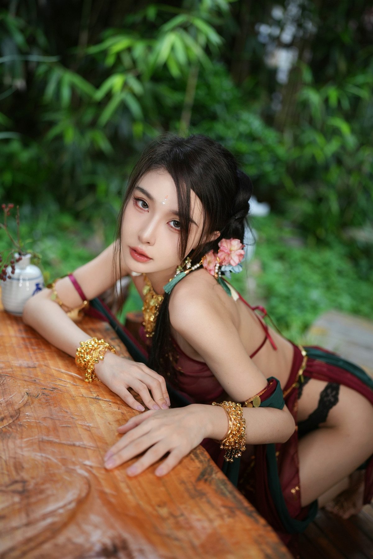 Cosplay 余多多Dudu 妲己的古风诱惑力 12
