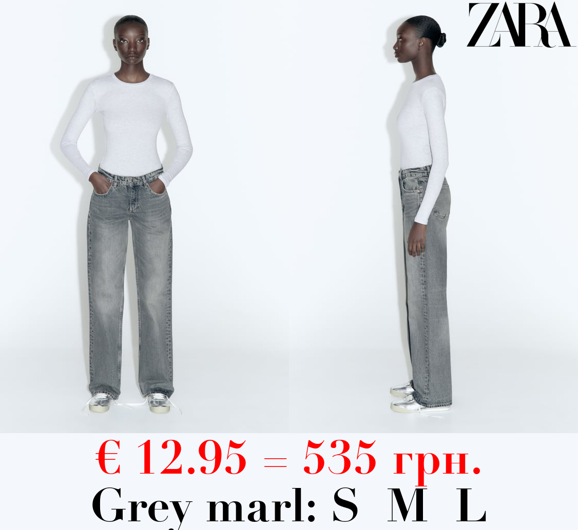 MODAL BODYSUIT WITH LONG SLEEVES