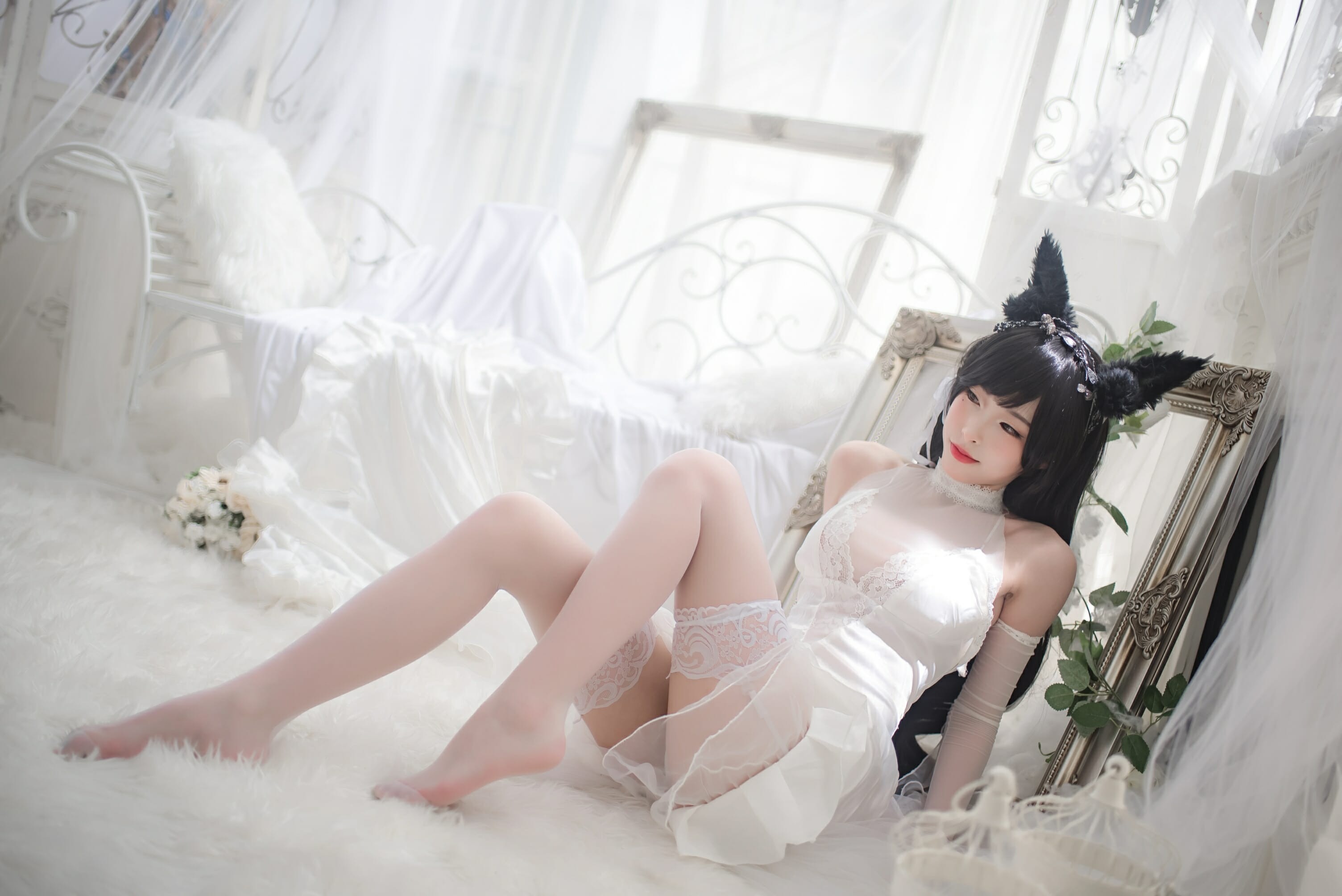 清水由乃-爱宕婚纱[49P1V] 37