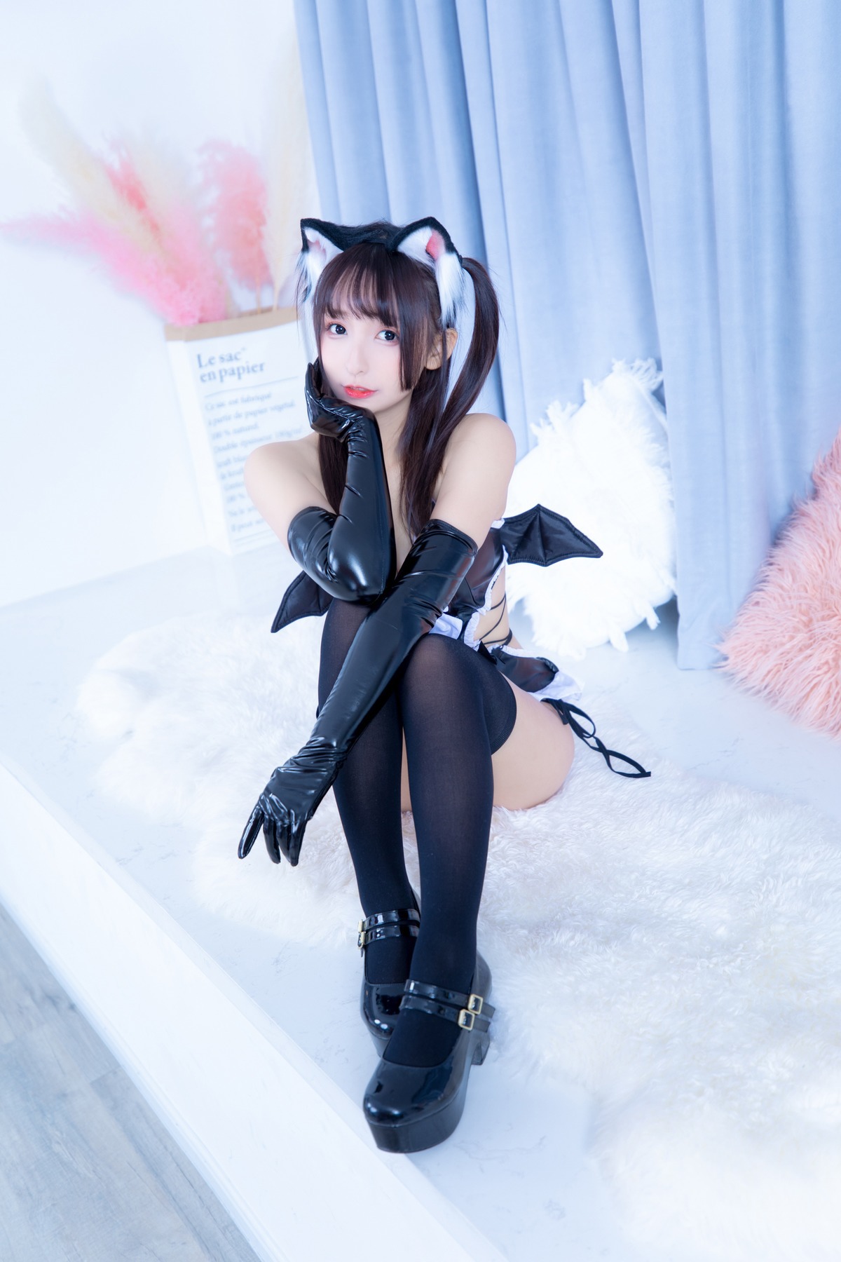 神楽坂真冬 Cosplay ねこタイム Black Ver. 11