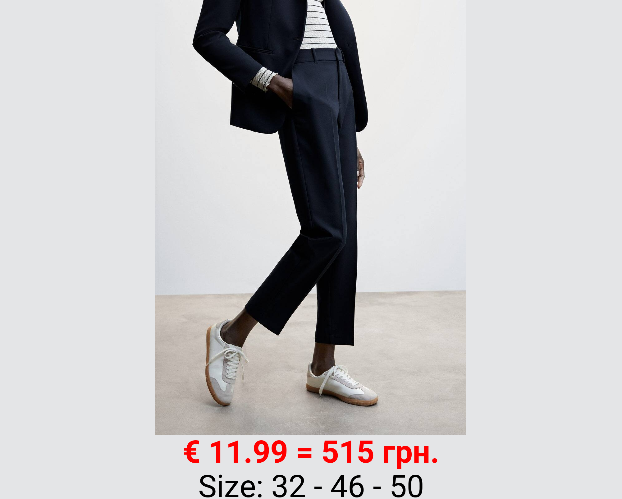 Pantalón recto traje