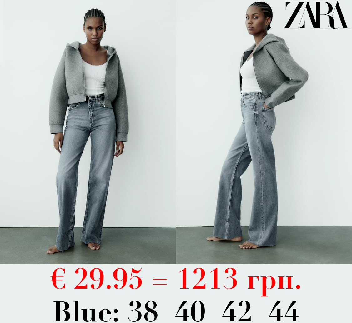 TRF HIGH-RISE WIDE-LEG JEANS