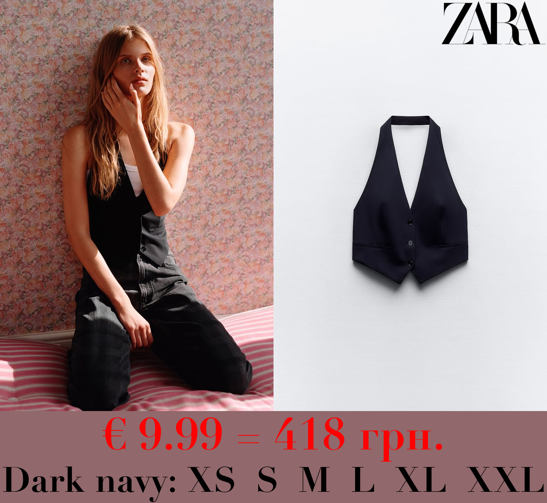 HALTER NECK WAISTCOAT