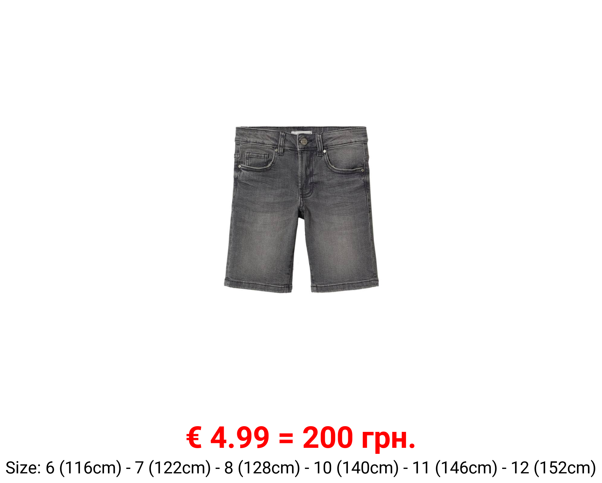 Bermudas denim algodón