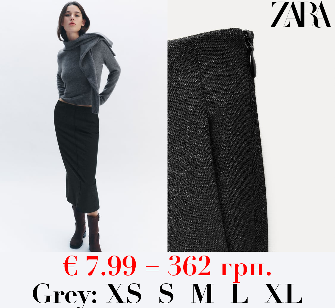 ZW COLLECTION PENCIL SKIRT WITH OPENING