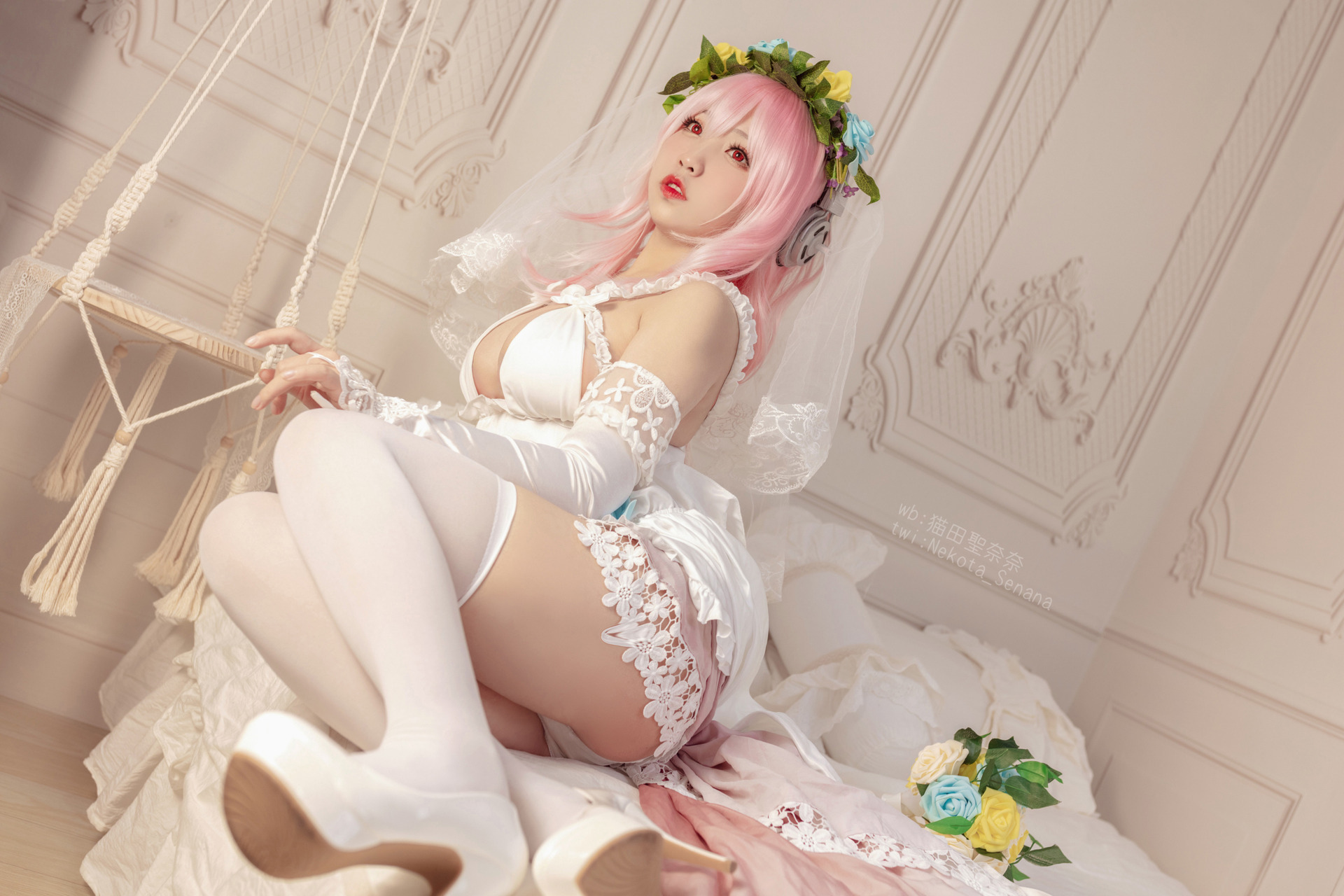 [猫田圣奈奈] 索尼子十周年花嫁 Super Sonico 28