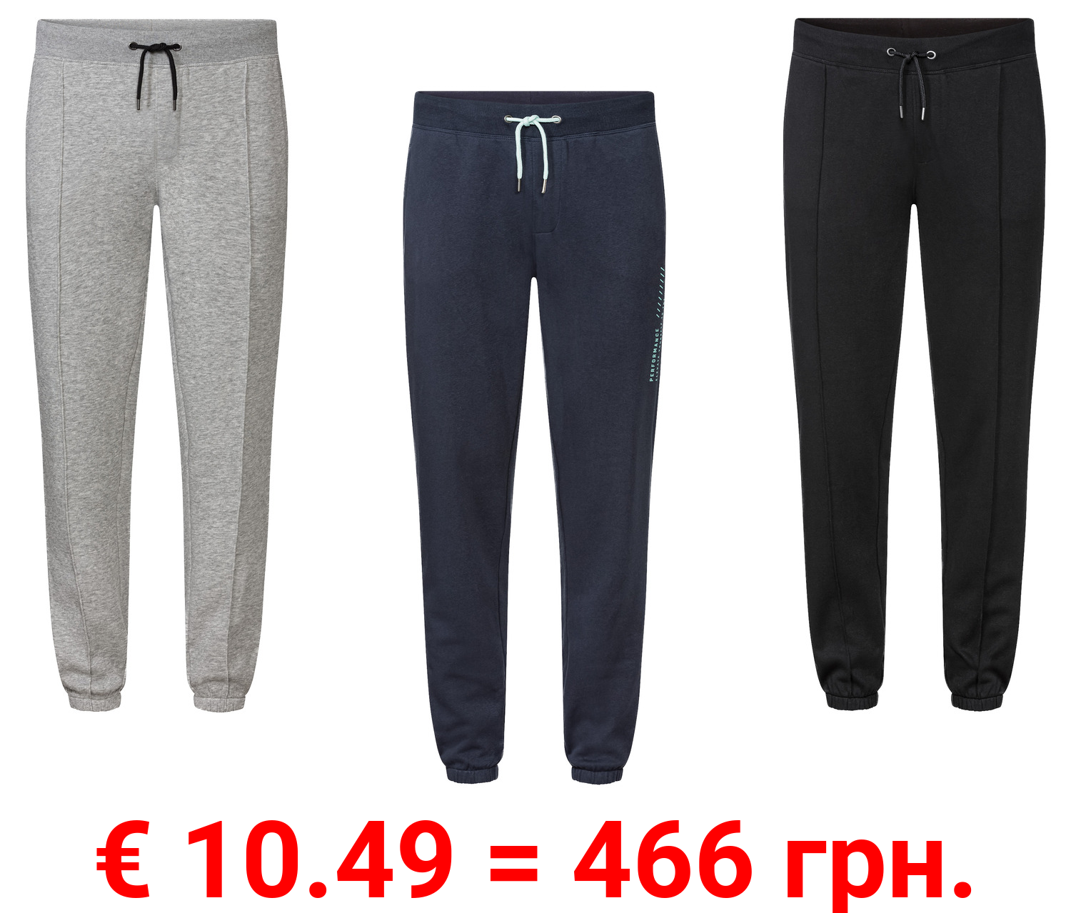 LIVERGY® Herren Sweathose mit Baumwolle