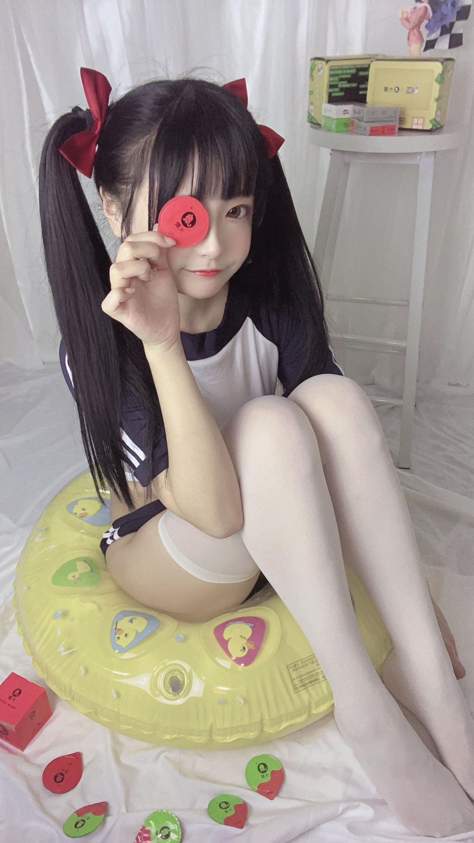 佳佳好难啊 - 蓝色吊带体操服 [40P-64MB] 36